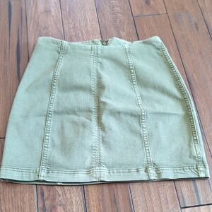 Free People Olive Green Women's Skirt Size 8